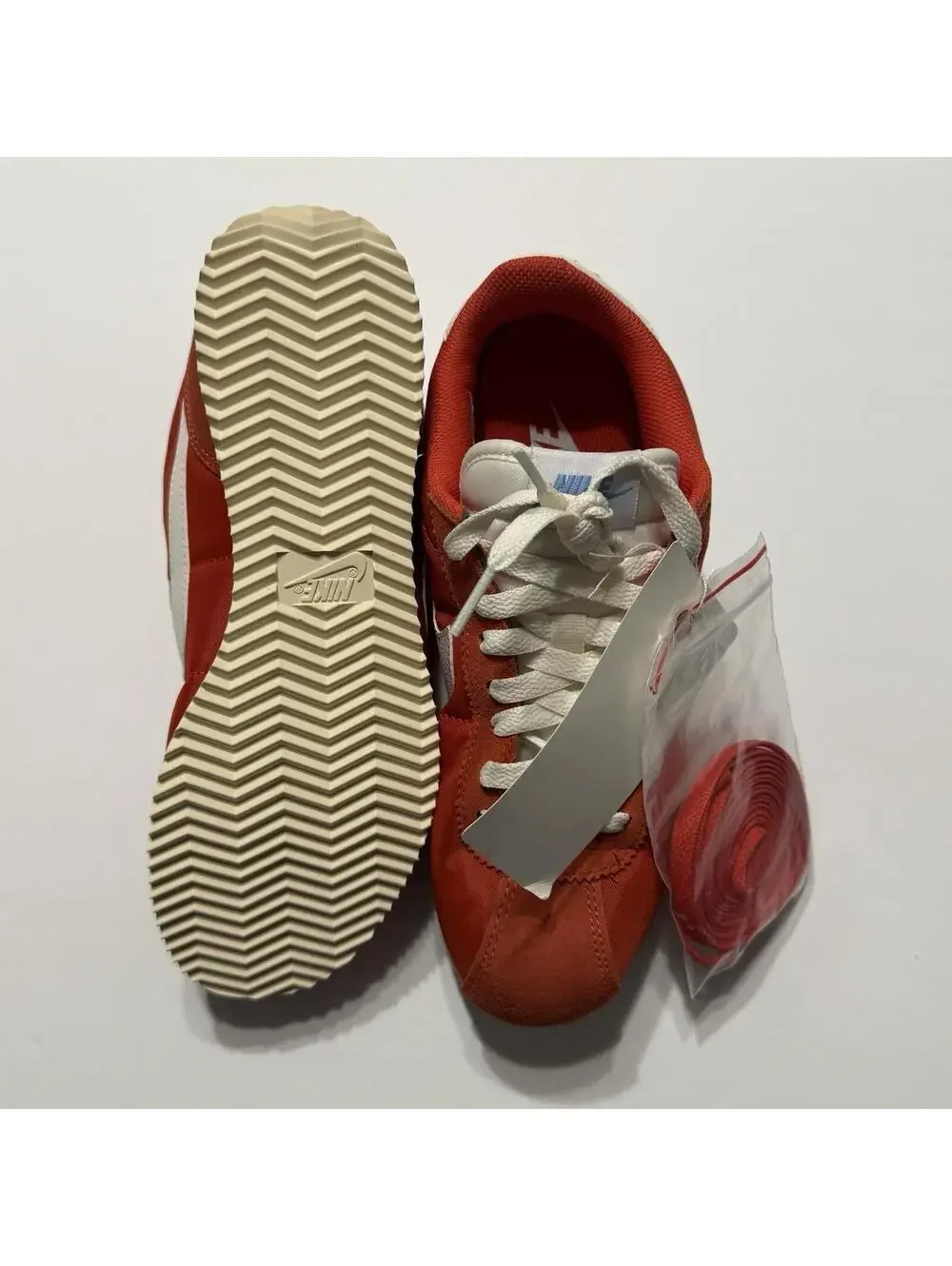 Nike Cortez Picante Red White Lace Up Shoes Sneakers DZ2795-601 Women 7.5